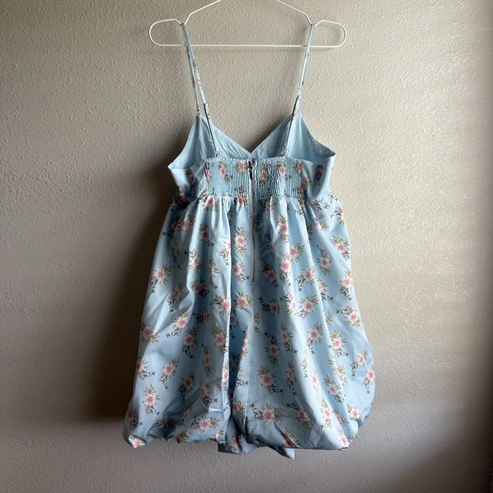 FREE PEOPLE In A Bubble Floral Mini Dress - Picture 7 of 12